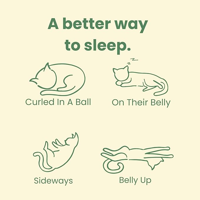 CATTASAURUS Peekaboo Cat Cave for Multiple & Large Cats Up to 30-45 Lbs, Fluffy Cat Beds & Furniture, Scratch Detachable & Washable Tunnel Bed, Comfy Donut Bed (Forest Green, Large (Calming))-Mewly Pet