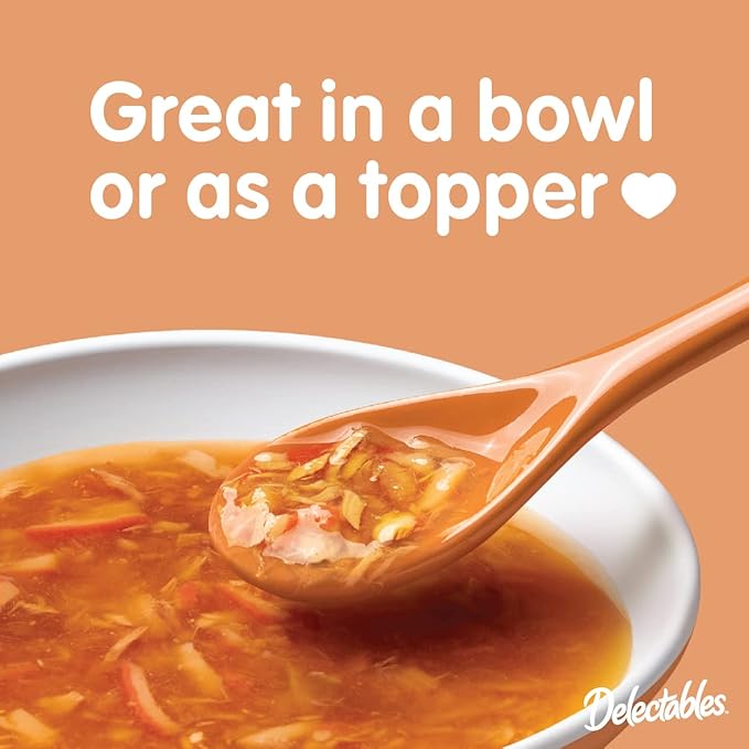 Hartz Delectables Savory Broths Variety Lickable Wet Cat Treats, 12 Count-Mewly Pet