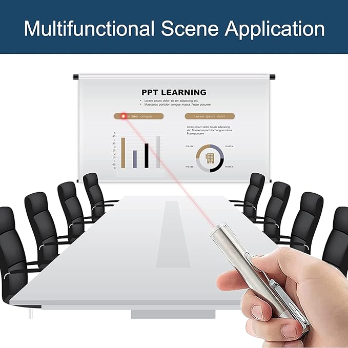 Cat Toys Laser Pointer for Indoor, Rechargeable, 7 Adjustable Wand Red Light Pet Interactive Cat Mouse Toys to Keep Busyfor Kitten Dog Chase Play-Mewly Pet