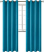 BGment Blackout Curtains - Grommet Thermal Insulated Room Darkening Bedroom and Living Room Curtains, Set of 2 Panels (52 x 95 Inch, Peacock Blue)