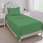 Mejoroom Twin Sheet Set - Hotel Collection Twin Sheets - Bedding Sheets & Pillowcases with Deep Pocket Fitted Sheet, Breathable, Wrinkle & Fade Resistant - 3 Piece(Calla Green)
