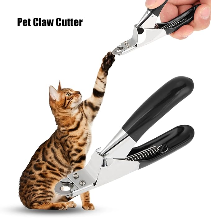 Estink Dog Cat Nail Clippers, Professional Pet Claw Trimmer Pet Dog Cat Dedicated Nail Scissors Toe Claw Shear Clippers Trimmer Cutter Dog Toes Cutter Grooming Tool for Tiny Dog Cat-Mewly Pet