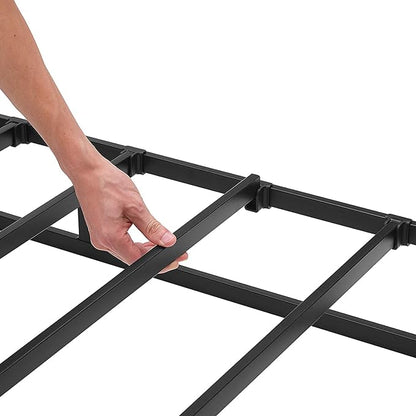 Amazon Basics Smart Box Spring Bed Base, 9-Inch Height Mattress Foundation, Tool-Free Easy Assembly, Queen, 79"L x 59.5"W x 9"H, White