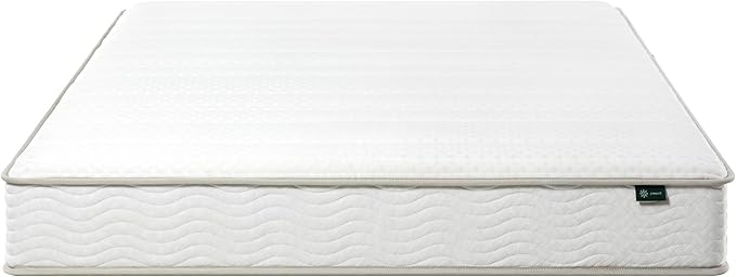 ZINUS 8 Inch Foam and Spring Hybrid Mattress [New Version], Queen, Fiberglass Free, Medium Firmness, Durable Support, Certified Safe Foams & Fabric, Mattress in A Box