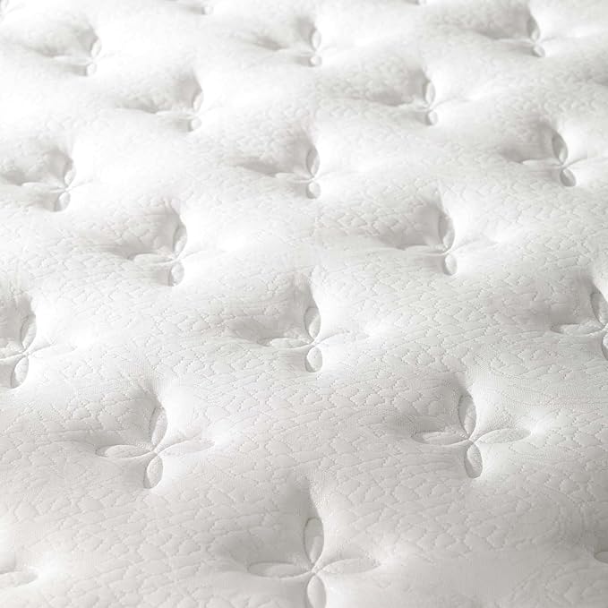 Modway Jenna 8” Innerspring and Memory Foam Queen Mattress With Individually Encased Coils