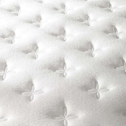 Modway Jenna 8” Innerspring and Memory Foam Queen Mattress With Individually Encased Coils