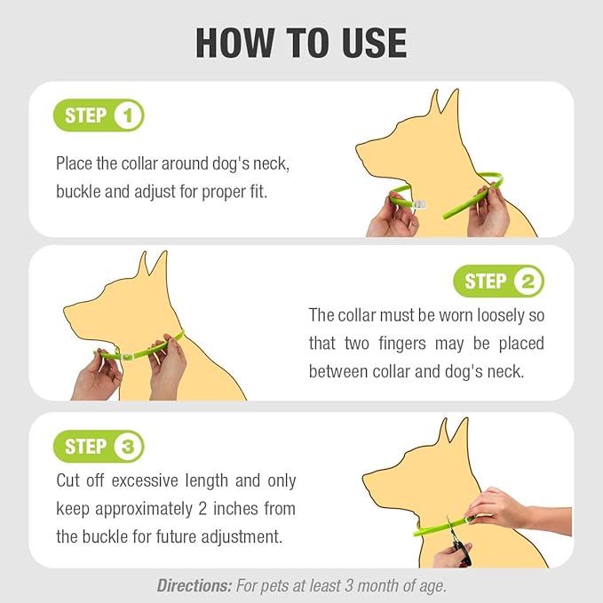 EcoVenger Flea & Tick Collar Repellent 2-Pack Green, Fits Both Dogs & Cats, Built-in Pant-Based Formula Strong Repellency Slow Release, Lasting Deterrence and Protection, Pleasant Aroma, Waterproof-Mewly Pet