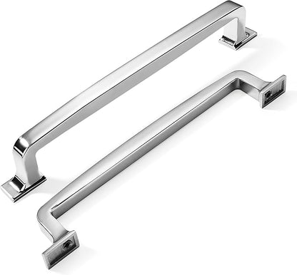 KHTumeware 2 Pack 6-1/4 Inch Cabinet Pulls & Drawer Pulls - Polished Chrome Cabinet Hardware