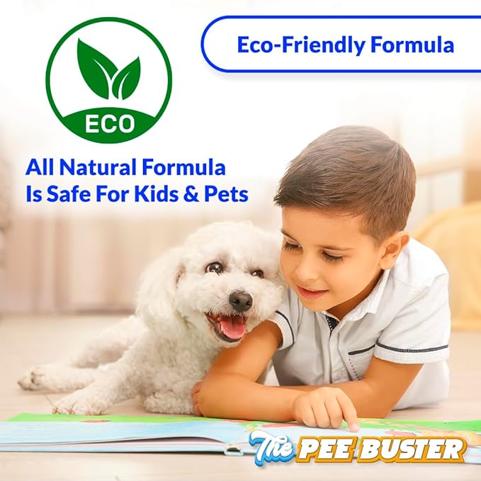 Generic Peebuster Pet Stain & Odor Remover - Cleaning Spray for Dog and Cat Urine, 1 Count (Pack of 1)-Mewly Pet