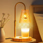 Candle Warmer Lamp with Timer : Adjustable Light Level Adjustable Height Flameless Safety Candle Lamps - Jar Candles Home Decoration Amber