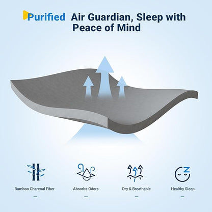 Avenco Full Mattress, 12 Inch Hybrid Mattress with Gel Memory Foam, Bamboo Charcoal and Individually Pocket Innerspring Mattress in a Box for Motion Isolation, Edge Support, CertiPUR-US Certified