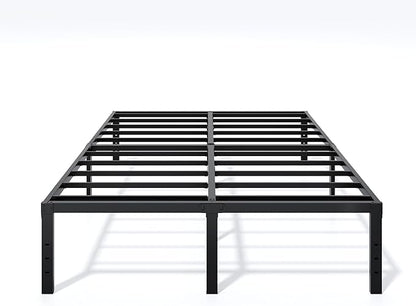 Metal Bed Frame Queen Size - 16 Inch Heavy-Duty Queen Platform Bed Frame No Box Spring Needed, Easy Assembly, Noise-Free, Sturdy Mattress Foundation, Underbed Storage Space