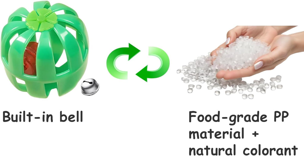 10-Pack Cat Toy Balls for Kittens and Adult Cats, Furry Fun (1.5'' - 2.1'', Cat Toys Value Pack)-Mewly Pet