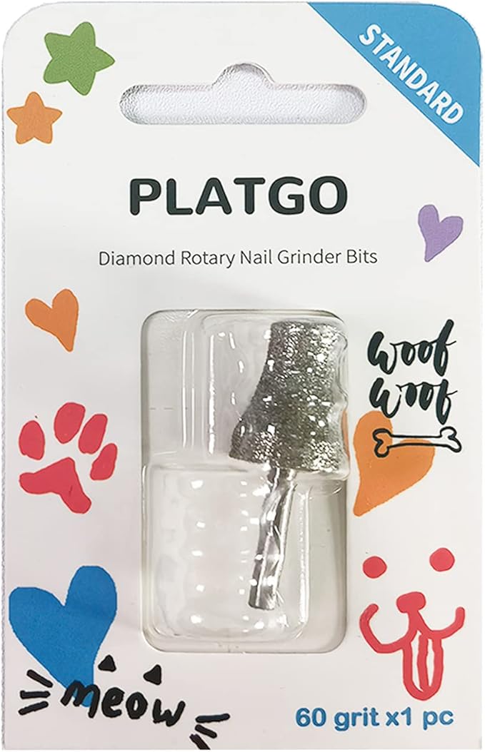 Diamond Dremel Dog Nail Grinder FlashB, Dogs&Pets Nail Care, 1/8'' Pet Nail Grinder Wheel Work with Dremel Sanding Drums for Animals Nail Care & Home Grinder Tools-Mewly Pet