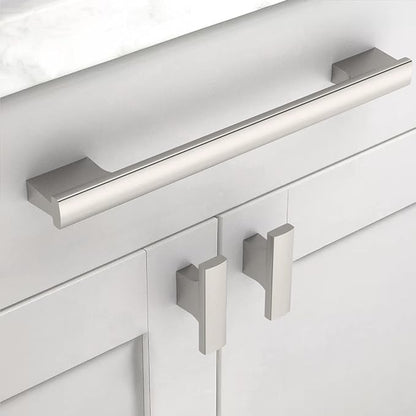 Asidrama 10 Pack 7 Inch(177mm) Brushed Satin Nickel Kitchen Cabinet Handles, Cabinet Pulls Kitchen Cabinet Hardware for Cupboard Drawer Pulls