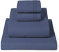 Mellanni Queen Sheets Set - 4 PC Iconic Collection Bedding - Hotel Luxury, Extra Soft, Cooling Bed Sheets - Wrinkle, Fade, Stain Resistant (Queen, Blue Nova)
