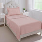Mejoroom Twin Sheet Set - Hotel Collection Twin Sheets - Bedding Sheets & Pillowcases with Deep Pocket Fitted Sheet, Breathable, Wrinkle & Fade Resistant - 3 Piece(Dusty Pink)