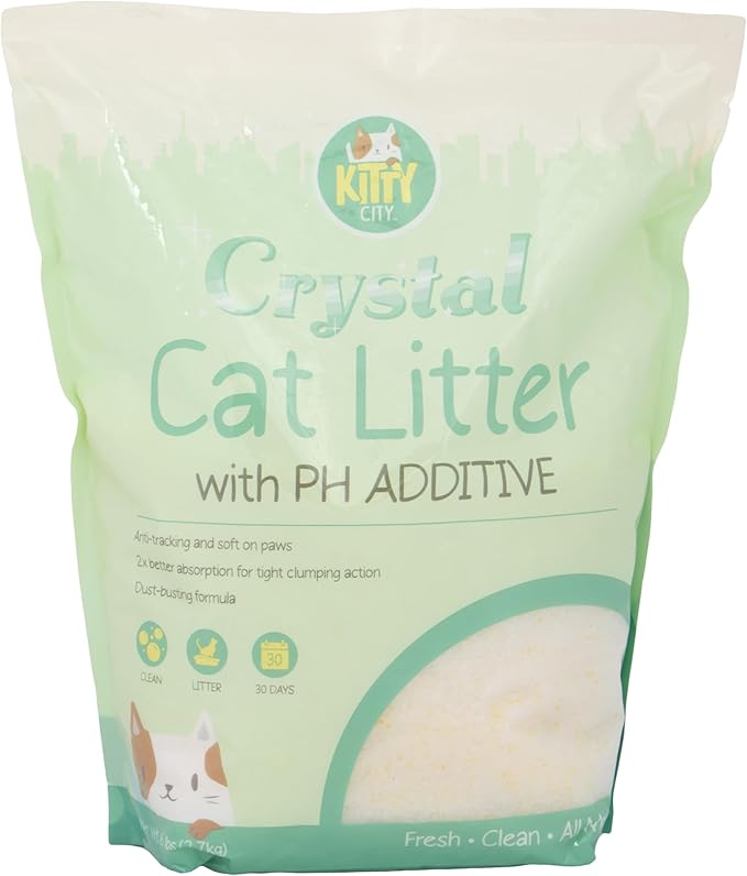 Kitty City PH Crystals Cat Litter 6LB-Mewly Pet