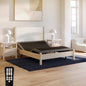 Upholstered Adjustable Bed Base 2.0 with Upgraded Motors, Massage, Wireless Remote, USB Port-Ergonomic Head and Foot Inclines, Queen