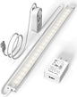 ASOKO Motion Sensor Dimmable Led Under Cabinet Lighting,12 inches Plug in Led Counter Light Bars, Daylight White 4500K Led Light Bar for Kitchen/Closet/Wardrobe/Shelf/Desk/Display Case