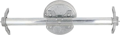 Hubbell Raco 936 4 in. Round Retro-Brace Ceiling Fan-Rated Support, 4 in, Gray