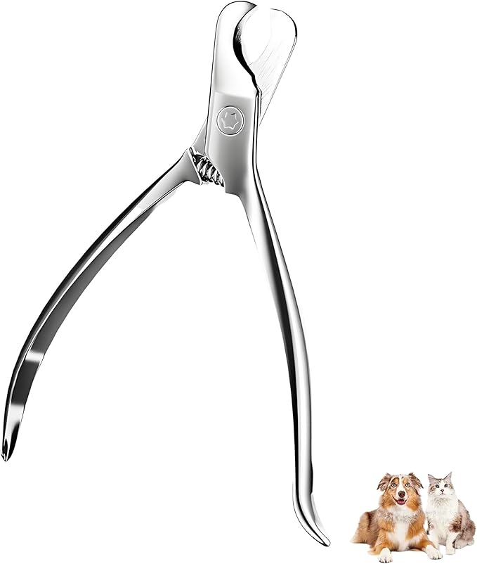 Dog Nail Clippers & Cat Nail Trimmers - Sharp Stainless Steel Professional Pet Nail Clippers for All Dogs, Thick Nails & Indoor Cats - Ergonomic Non-Slip Handle for Safe, Comfortable Grooming-Mewly Pet