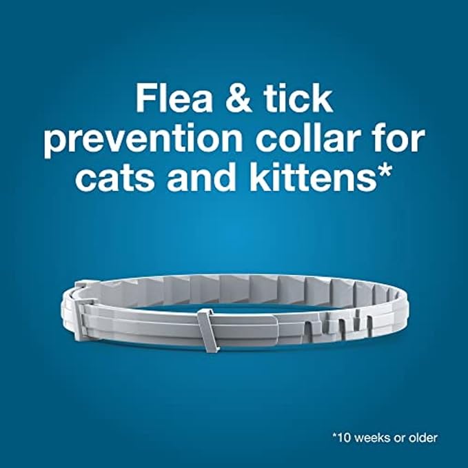 Seresto Cat Vet-Recommended Flea & Tick Treatment & Prevention Collar for Cats, 8 Months Protection | (Pack of 2)-Mewly Pet