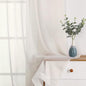 OWENIE Sheer Curtains 108" inches Long, 2 Panels Sheer Curtain Set, Rod Pocket Voile Drapes for Living Room, Airy Soft-Touching Drapes, 2pcs, Each 42" W x 108" L, Ivory