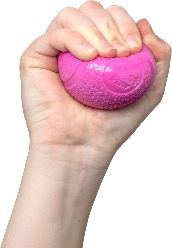 WEST PAW Boundr Ball Dog Fetch Toy – Bouncing Toys for Dogs, Fetch, Catch, Chewing, Play – Floatable, Recyclable Balls – Large Hot Pink-Mewly Pet