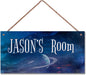 Personalized Sign Stars Wall Art Decoration Exquisite Decorative Signs For Little Man Cave Custom Name for Kids Room Wall Art Decor Outer Space Themed Nursery Decor For Boys Bedroom