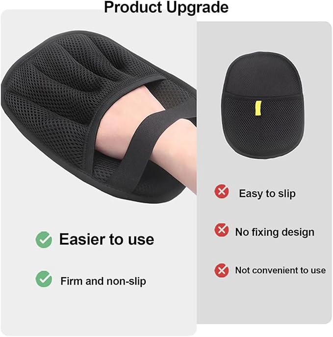 2025 New Upgraded Electrostatic Pet Hair Removal Gloves - Reusable Cat Hair Remover & Dog Hair Removal Mitt with Elastic Cuff & Finger Loops for Furniture, Bedding, Car (2pcs)-Mewly Pet