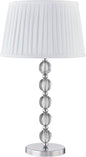 Agata Tall Table Lamp – Sleek Modern Desk Lamp for Bedrooms & Living Rooms, Compact Luxury Lighting (10" x 10" x 32")