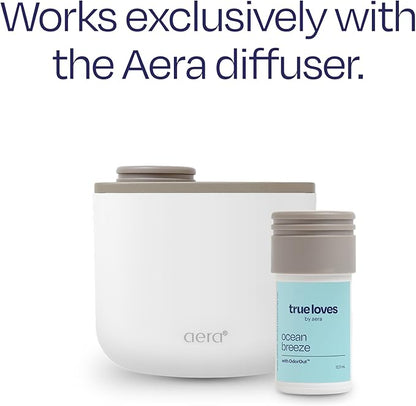 Aera True Loves Ocean Breeze - Deodorizing Home Fragrance Scent Refill for Pet Odor - Notes of Sea Air - 12.5mL - For Use With Aera Diffuser (Sold Separately)