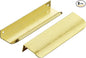 Ravinte Hardware 8 Pack Gold Cabinet Handles, 5.9 Inch (150mm) Finger Edge Pulls, 5 Inch Hole Center, Finger Pulls for Cabinets