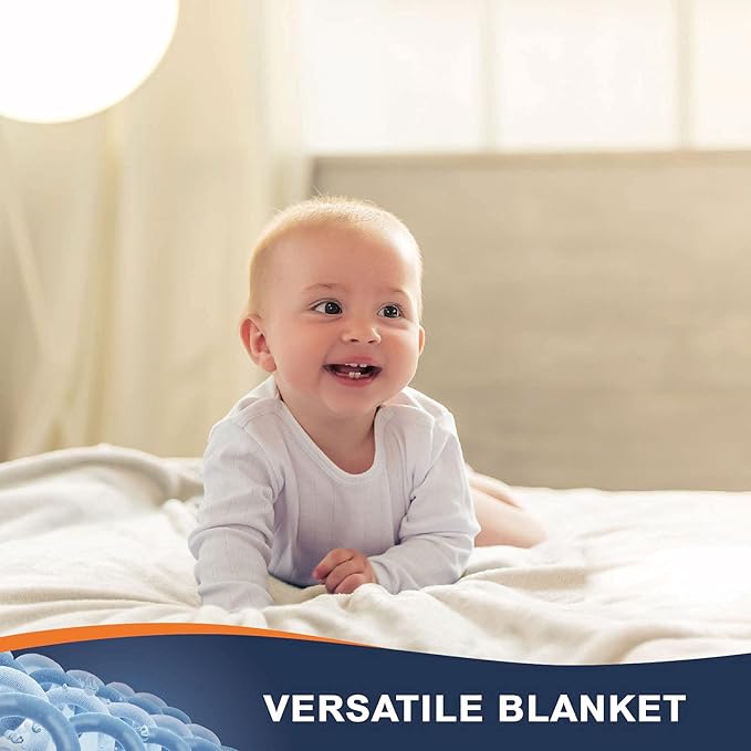 Walensee Fleece Blanket Plush Throw Fuzzy Lightweight (Queen Size 90x90 Cream) Super Soft Microfiber Flannel Blankets for Couch, Bed, Sofa Ultra Luxurious Warm and Cozy for All Seasons