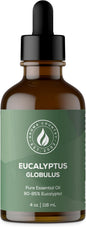 Aroma Country 100% Pure Eucalyptus Essential Oil – Organic & Undiluted Diffuser Oil, Humidifier, Steam Room & Shower Aromatherapy – Natural, Therapeutic Grade Oil for Skin, Sauna, & Home (4 Fl. oz)