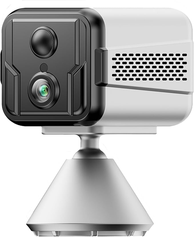 Cameras for Home Security-Indoor MiNi 1080P HD,Security Camera Wireless for Baby/Nanny/Pet/Dog/Cat, Infrared Night Vision,Magnetic Base Bracket,Cloud & SD Card Storage, (2.4 /5GHzWiFi)-Silver-Mewly Pet