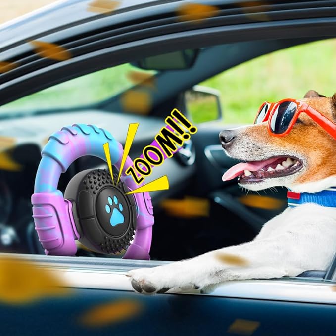 Dog Toys for Aggressive Chewers Large Medium Small Breed Indestructible Durable Tough Squeaky Dog Chew Toys to Keep Them Busy Nylon Rubber Interactive Dog Toys-Mewly Pet