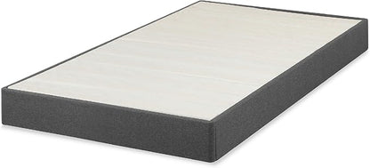 ZINUS Upholstered Metal and Wood Box Spring, 7.5 Inch Mattress Foundation, Easy Assembly, Fabric Paneled Design, Twin