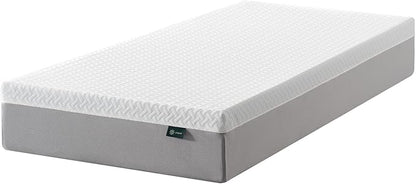 ZINUS 10 Inch Green Tea Essential Memory Foam Mattress [New Version], Twin, Fiberglass Free, Medium Feel, Breathable Airflow Memory Foam, Certified Safe Foams & Fabric, Mattress in A Box