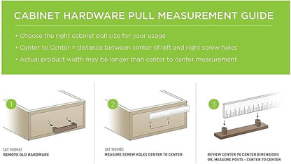 Franklin Brass Francisco (10-Pack) Cabinet Handles 4" Hole Center Pulls | Soft Iron Hardware for Kitchen Drawers, Dressers, Furniture P29617K-SI-B