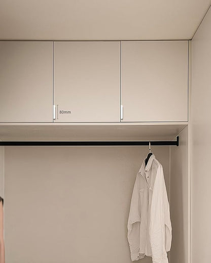 5 Pack 3 inch self Adhesive Cabinet pulls Adhesive Cabinet Handles Finger pulls Drawer pulls Warm White Stick on Handles Finger pulls for cabinets Concealed Edge Seam Flat Pull