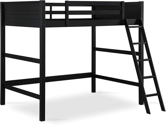 DHP Denver Full Size Loft, Black bed