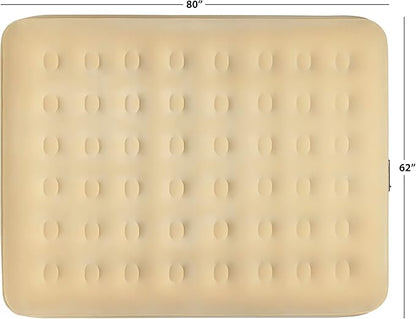 Simpli Comfy Queen Replacement Air Mattress with Built-in Pump – Compatible with EZ Bed, Use Alone or with Frame, Fast Inflation, Portable and Easy Storage