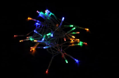 Karlling Battery Operated Christmas Lights,13 ft Short Clear Wire String Led Twinkle Fairy Light for Small Mini Xmas Tree and Wedding Party Indoor/Outdoor Decoration(Multicolor,10 Pack)