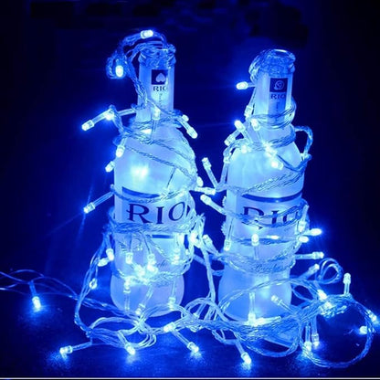 170Ft 500LED Blue Christmas Lights Plug in,Waterproof Christmas Tree Lights,8 Modes String Lights Indoor Outdoor for Halloween Tree Party Bedroom Garden Decor