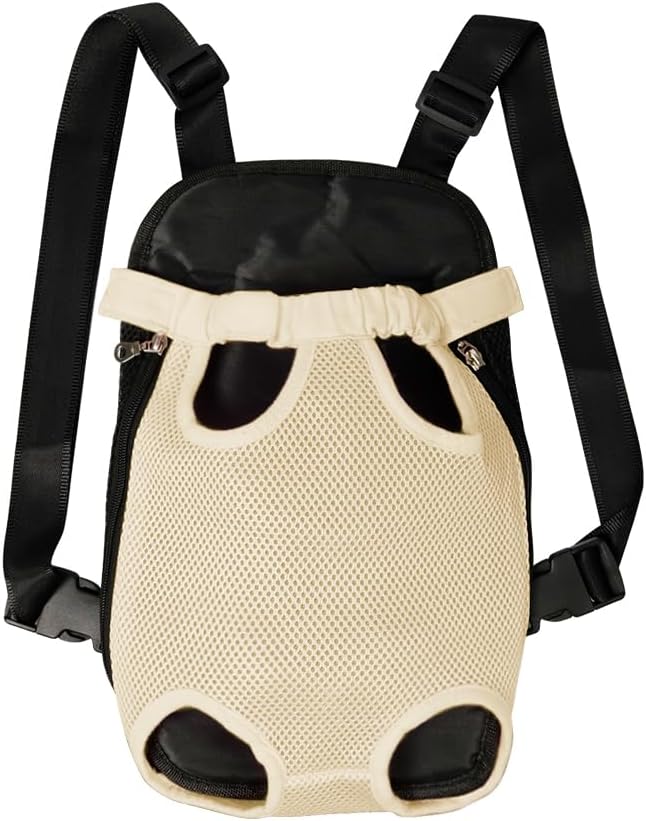 FEimaX Dog Carrier Backpack Pet Legs Out Front Cat Travel Bag, Adjustable Puppy Backpacks Carriers Hands-Free for Small Medium Dogs Cats Hiking Traveling Camping Daily Walking-Mewly Pet
