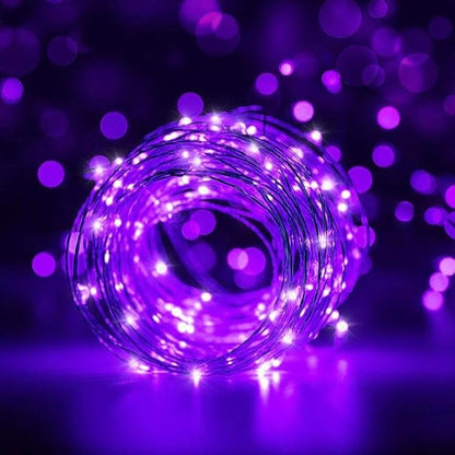 String Lights, Waterproof LED String Lights,2 Pack 20ft 60 LED Festival Decorations Crafting Battery Powered Copper Wire Starry Fairy Lights
