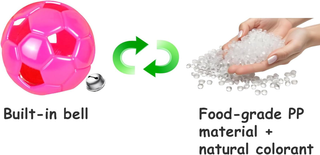 6-Pack Cat Toys for Cats and Kittens, Silly Leap (1.5'', Economy Cat Toy Set)-Mewly Pet