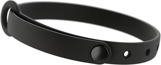 Black Cat Collar - Soft, Comfortable, and Lightweight Breakaway Collar with Name Tag Ring for Outdoor Cats and Sensitive Skin Pets by Nuvuq (6 ⅞" to 10 ¼", Black)-Mewly Pet